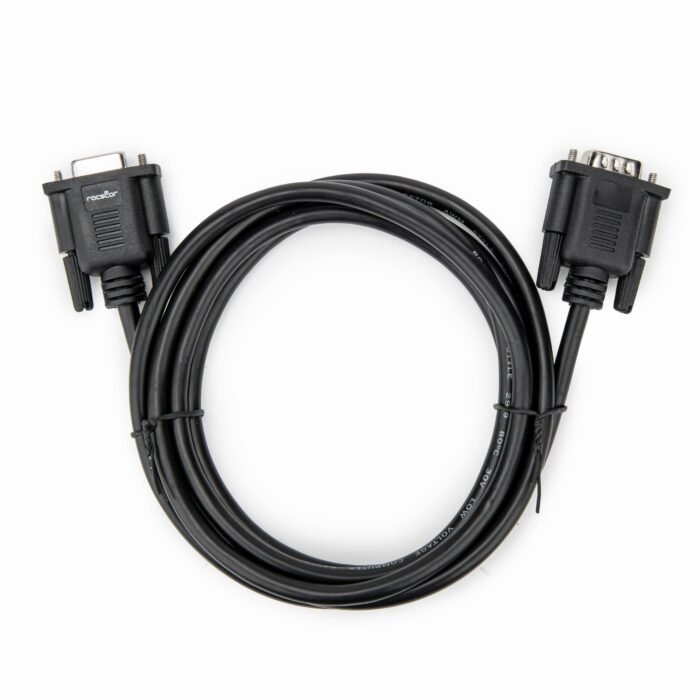 6.4ft (2m) Straight Through DB9 RS232 Serial Cable – Male to Female ...