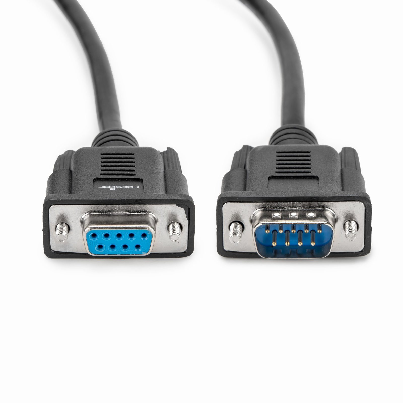 9.8ft (3m) RS232 Serial Null Modem Cable M/F, Crossover Serial Cable ...