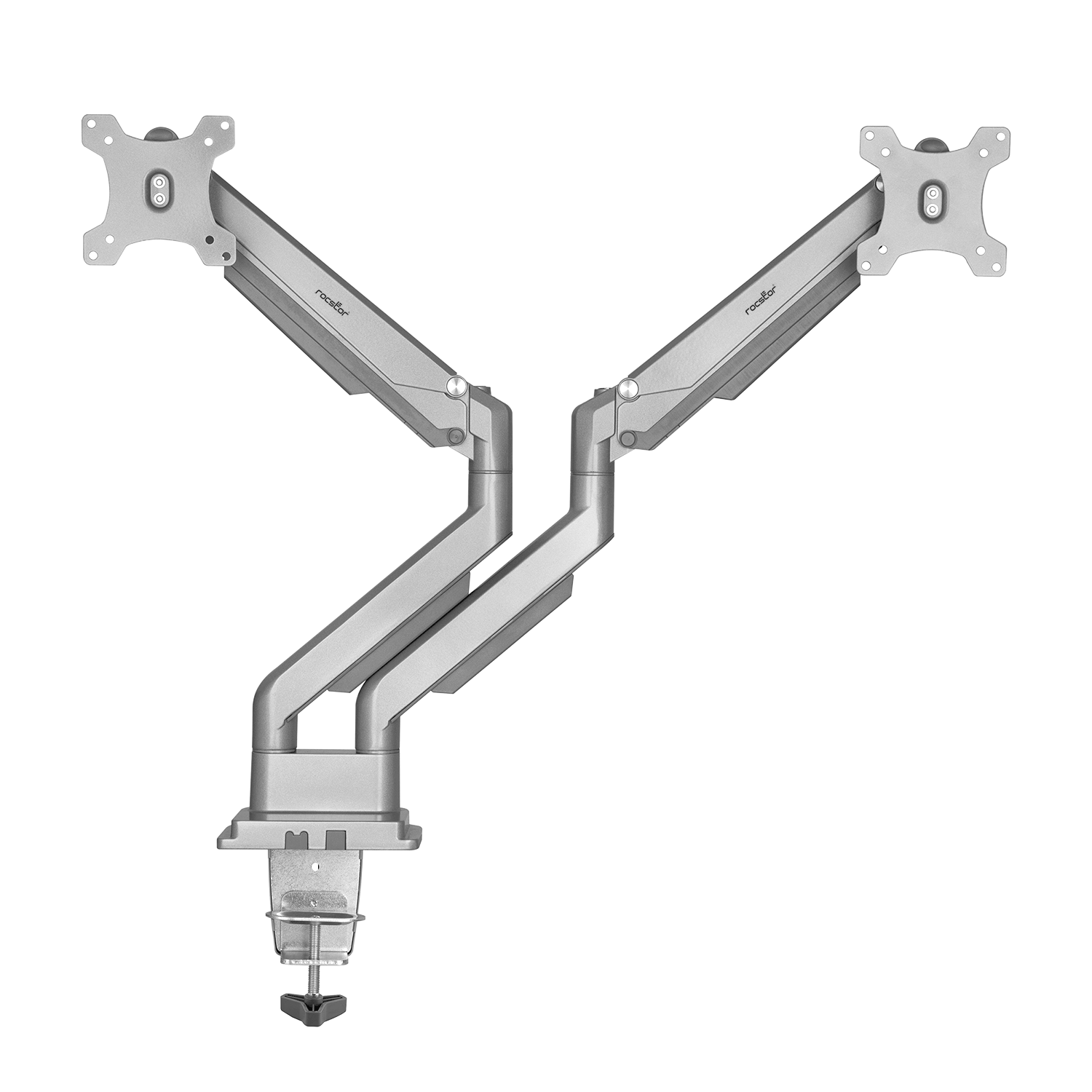Y10N022-B1-ErgoReach-ED4-Premium-Aluminum-Dual-Ergonomic-Monitor-Arm-CClamp-&-Grommet-Gas-Spring-Up-to-Two-32-Display5